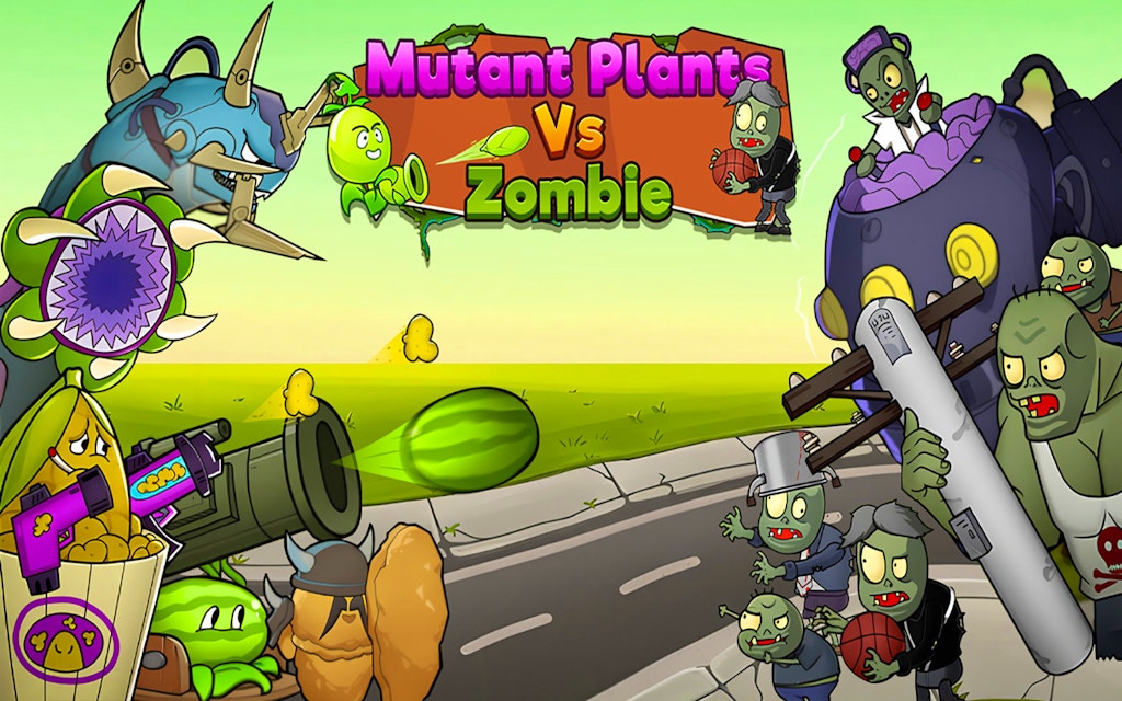 Mutant Plants Vs Zombie online game thumbnail